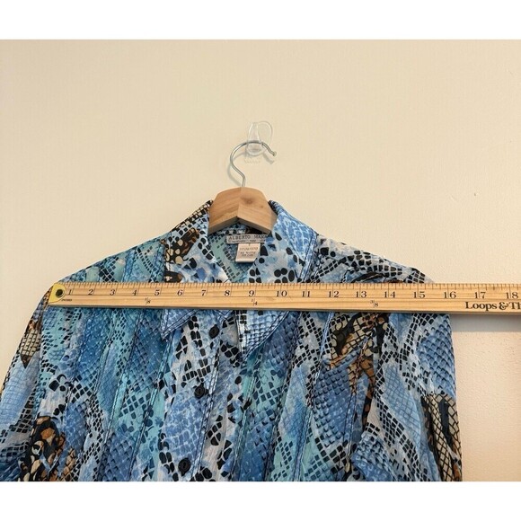 Alberto Makali Dress Women S Layer Ruffle Animal Flare Core Cruise milano paris - Picture 7 of 9